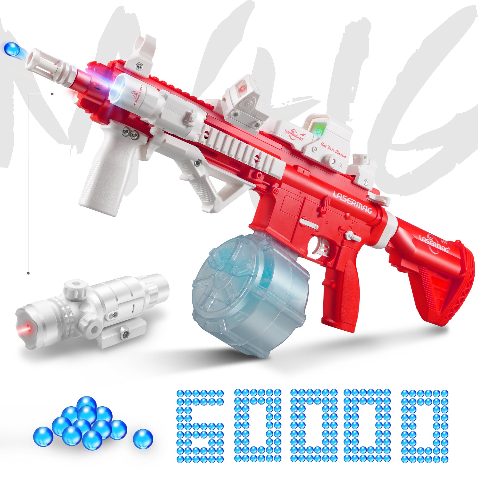 Gel Ball Blaster M416 - 40,000 Free Gel Balls