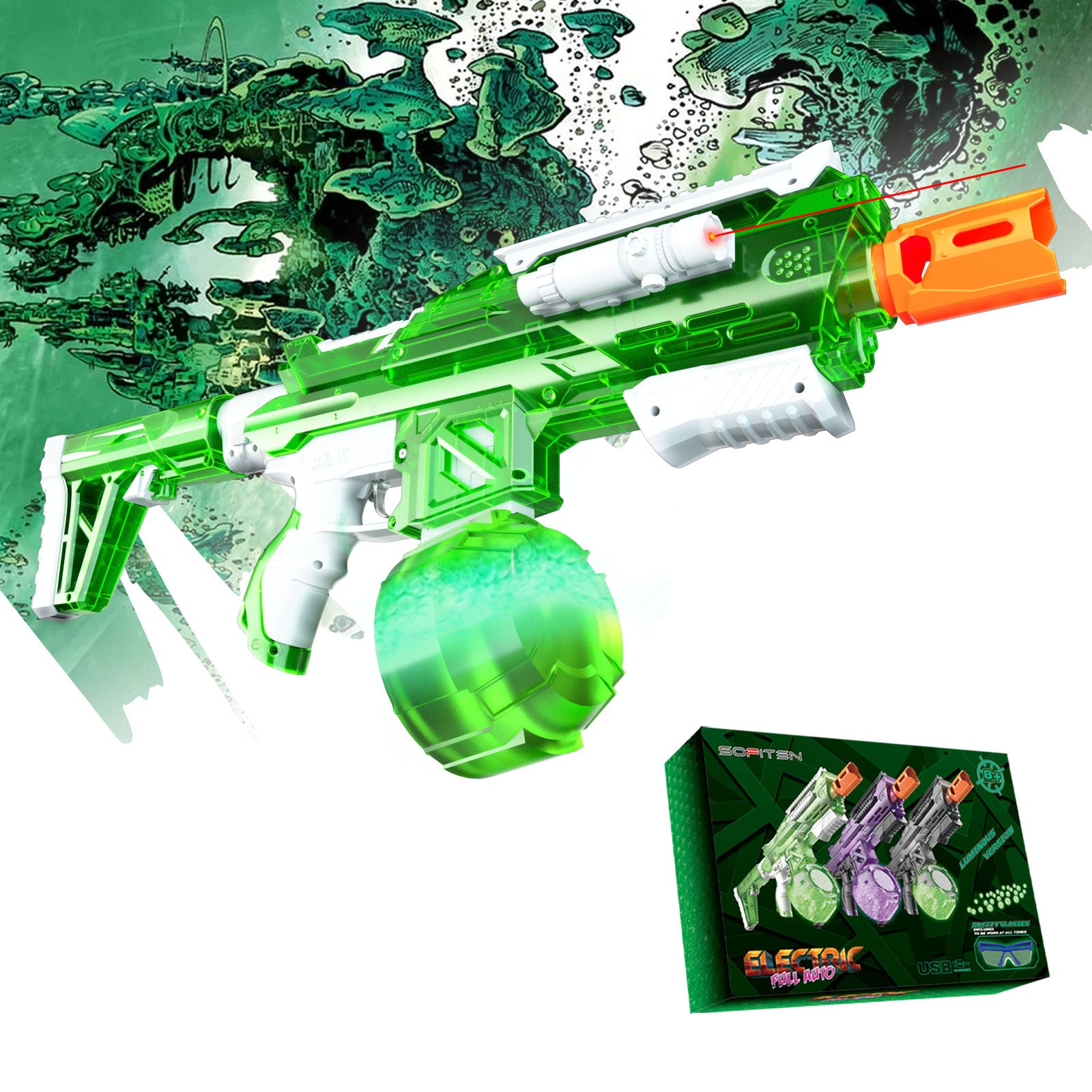 Sofiten Gel Blaster 11.1V - 180+ FPS,100+FT