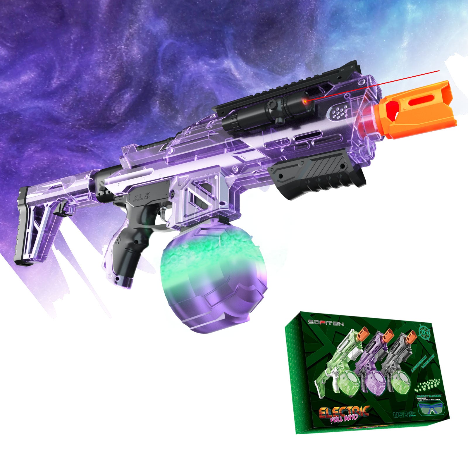 Sofiten Gel Blaster 11.1V - 180+ FPS,100+FT