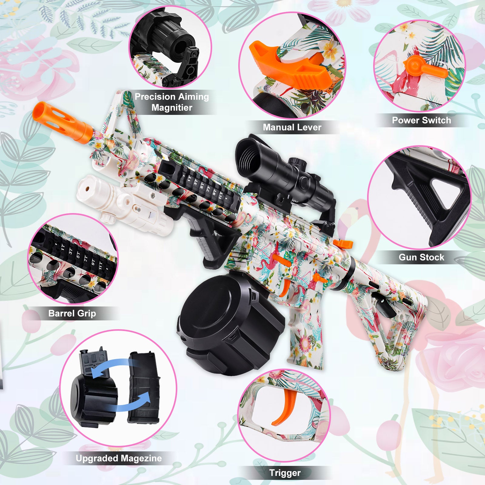 SOFITEN Gel Blasters M416 - Rich Accessories