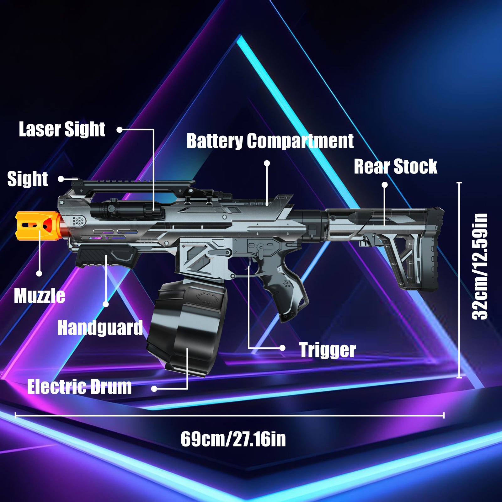 Sofiten Gel Blaster 11.1V - 180+ FPS,100+FT