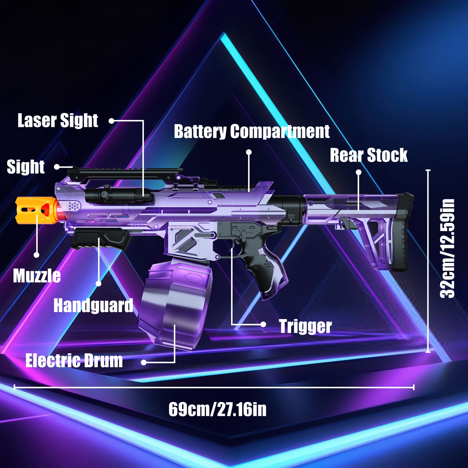 Sofiten Gel Blaster 11.1V - 180+ FPS,100+FT