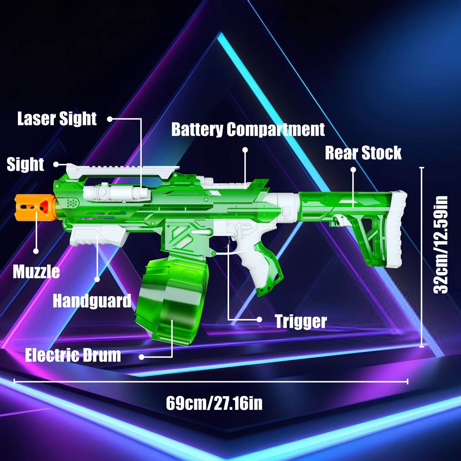 Sofiten Gel Blaster 11.1V - 180+ FPS,100+FT