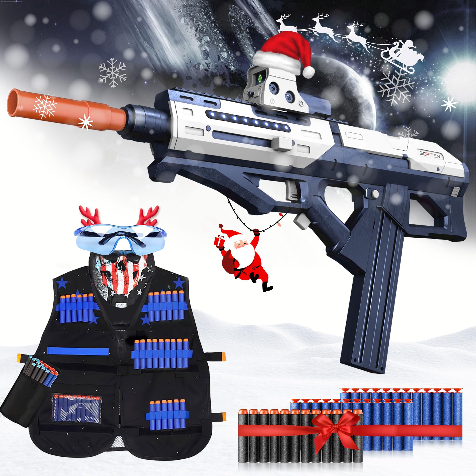 SOFITEN Phasr Tactical Toy Gun Set for Action - Packed Fun