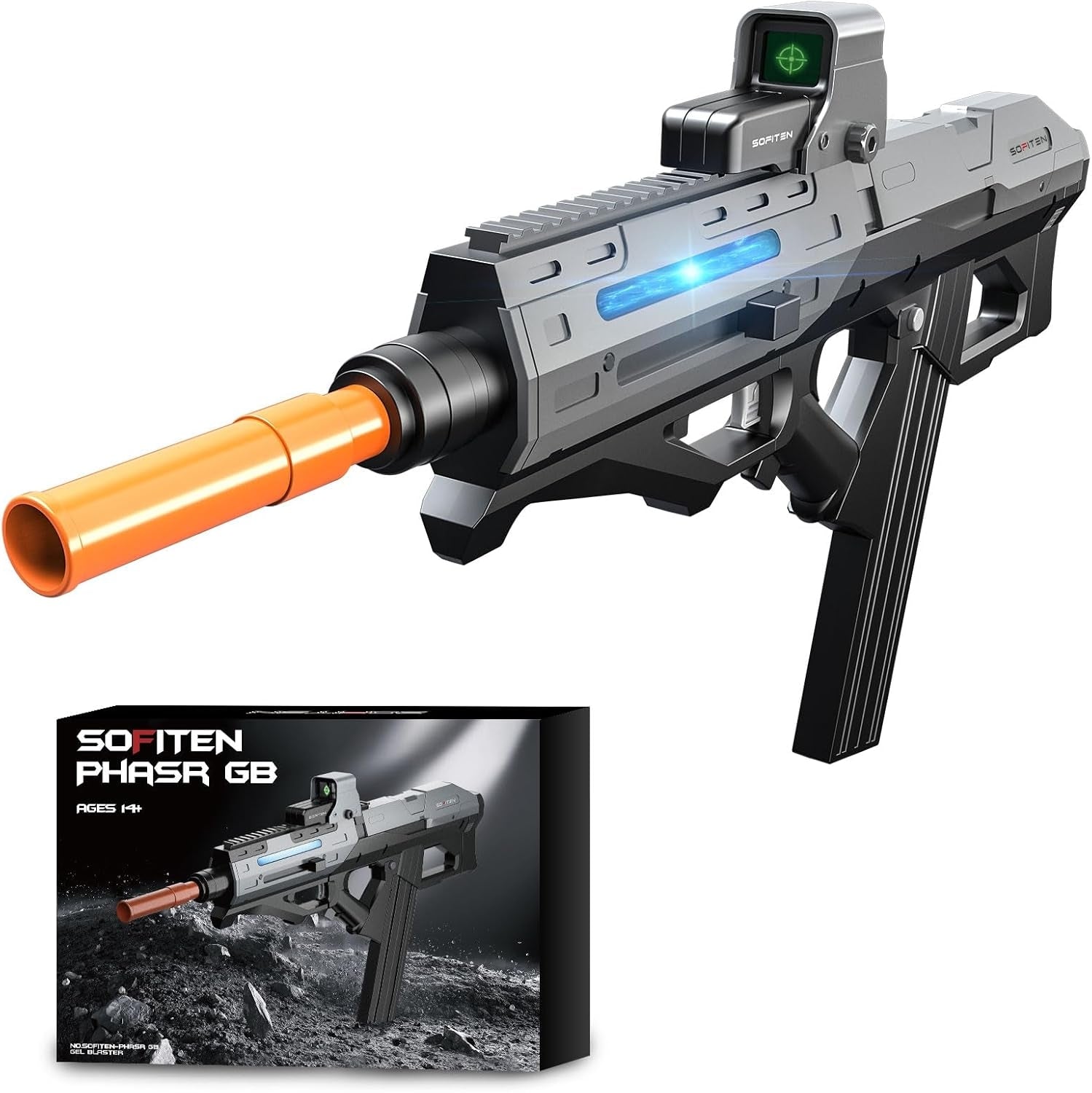 Gel Ball Blaster Gun Electric Extended 70+ Foot Range